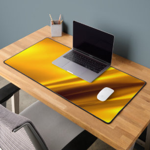 Elegante Gold Satin Imitate Texture Look Schreibtischunterlage