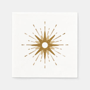 Elegante Gold-Sternexplosion Serviette