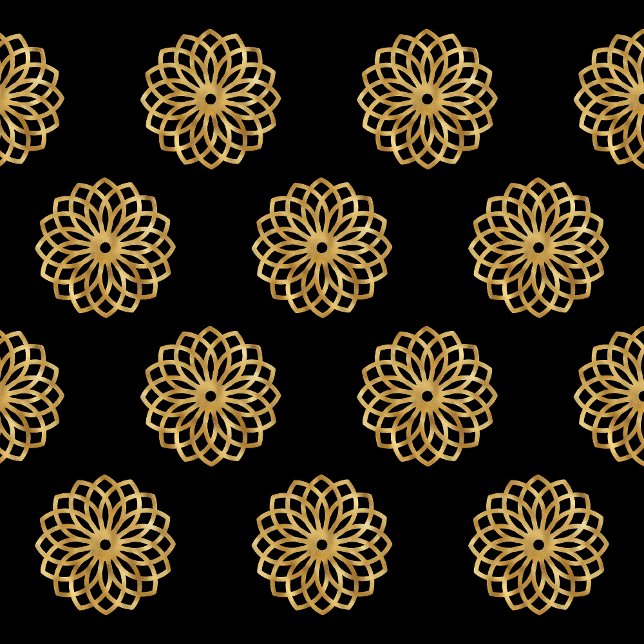 Elegante Gold- und Schwarze Weihnachtsbaumen Seidenpapier (Von Creator hochgeladen)