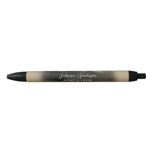 Elegante Gold-Wasserfarben-Abstrakte Schrift-Signa Kugelschreiber