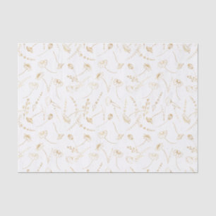 Elegante Gold Wildblume New Orleans Club Seidenpapier