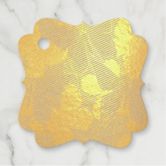 Elegante Golden Butterfly Tag