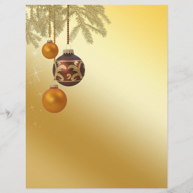 Elegante Golden Christmas (Vorderseite)