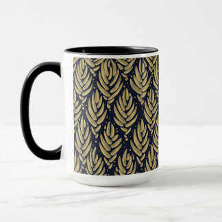 Elegante Golden Leaf Kombitasse Tasse