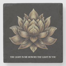 Elegante Golden Lotus Blume Das Licht in mir ...