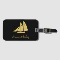 Elegante Golden Sailing Yacht