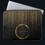 Elegante Golden Star Leuchten mit DIY-Namen Laptopschutzhülle<br><div class="desc">Laptop Sleeve. Elegante Golden Star Lights mit DIY Name Design. ⭐ Dieses Produkt ist zu 100% benutzerdefinierbar. *****Klicken Sie auf die SCHALTFLÄCHE ANKLICKEN, um hinzuzufügen, zu löschen, zu verschieben, zu verändern, umzudrehen, zu drehen, etc... alle Grafiken oder Texte oder verwenden Sie die Eingabefelder. ⭐ 99% meiner Designs in meinem Geschäft...</div>