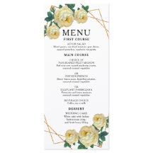Elegante goldene geometrische Yellow Floral Boho H
