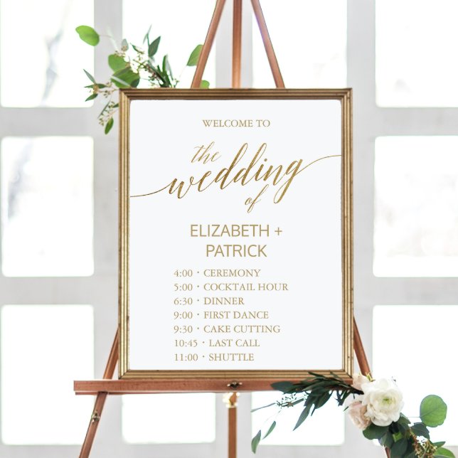 Elegante Goldene Kalligraphie Poster (Von Creator hochgeladen)