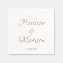 Elegante goldene Script-Individuelle Name Date chi