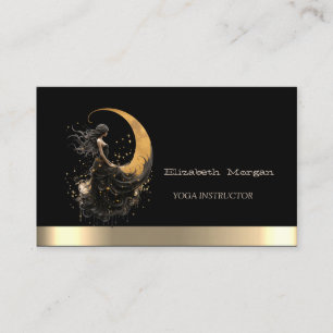 Elegante Goldenen Falknerei Visitenkarte