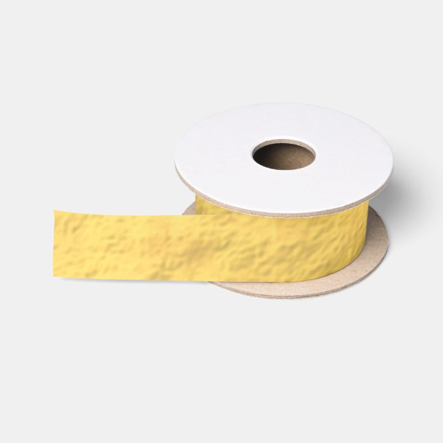 Elegante Goldfolie gedruckt Satinband (Spule)