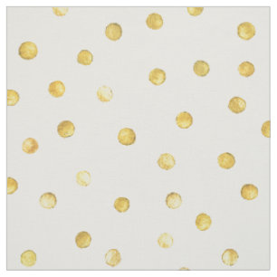 Elegante Goldfolieconfetti-Punkte Stoff