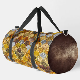 Elegante goldgürtige Meerjungfrauen Duffle Bag