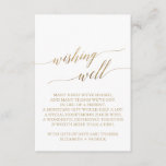 Elegante Goldkalligraphie wünscht sich gut Begleitkarte<br><div class="desc">Diese elegante Goldkalligraphie, die eine gute Karte wünscht, ist perfekt für eine Hochzeit im Herbst. Das neutrale Design besticht durch eine minimalistische Karte, die mit romantischen und skurrilen Imitaten mit Goldfolien-Typografie dekoriert ist. Personalisieren Sie diese Einladungskarte mit Ihren Namen und ein kurzes Gedicht, das Sie sich wünschen. Bitte beachten Sie:...</div>