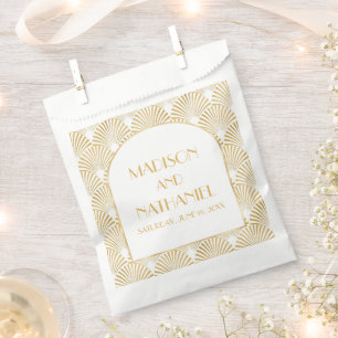 Elegante Goldmedaille Art Deco Geschenktütchen