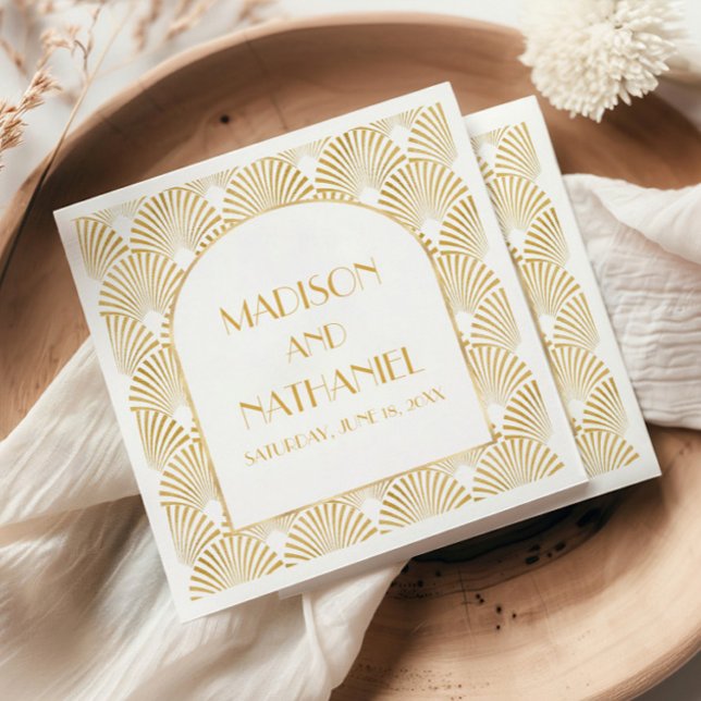 Elegante Goldmedaille Art Deco Serviette (Von Creator hochgeladen)