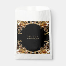 Elegante Goldrahmen-Geschenktüte
