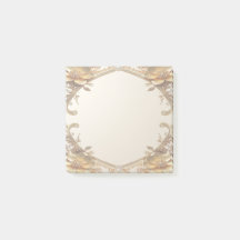 Elegante Goldrahmen-Post-it-Notes
