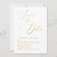 Elegante Goldschrift | Minimalistische klassische