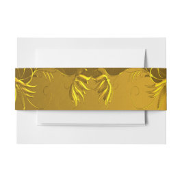 Elegante GoldWedding Einladungsbanderole