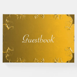 Elegante GoldWedding Gästebuch