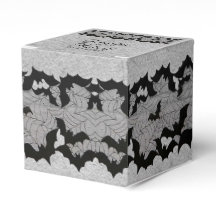 Elegante Gothic Bat Lace Posh Gastgeschenk Hochzei