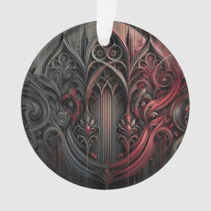 Elegante gotische Akrylverzierung Ornament