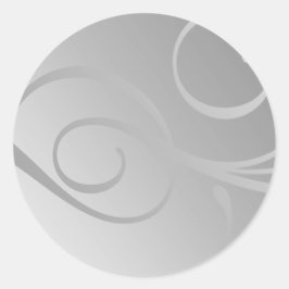 Elegante Gradient-Wirbel Runder Aufkleber