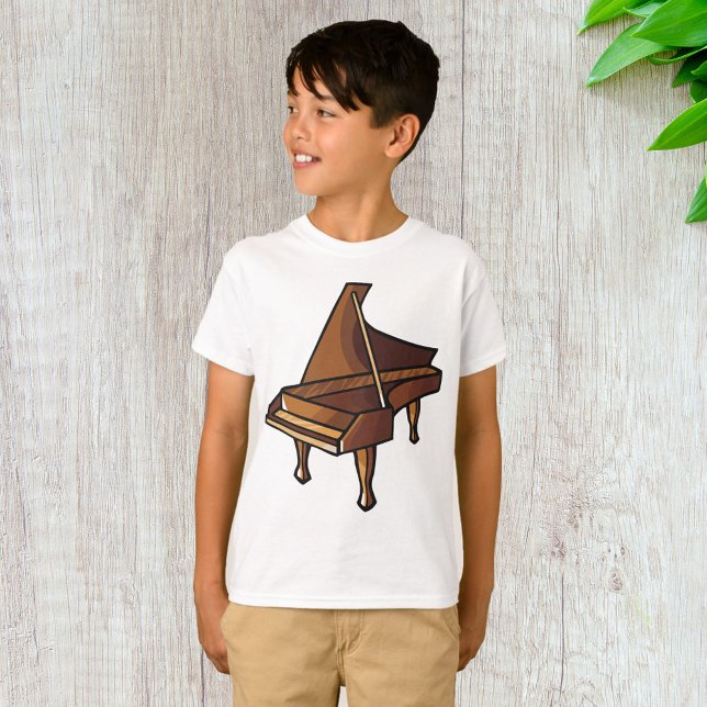 Elegante Grand Piano Musik T-Shirt (Von Creator hochgeladen)