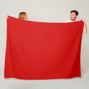 Elégante grande couverture en polaire de Crimson p