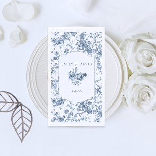 Elegante Gravur Serviette