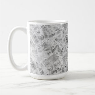 Elegante Gray Opulent Marble Whirl Classic Tasse