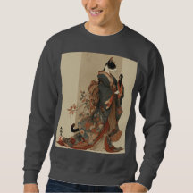 "Elegante Grazie" Japanische Katze in Kimono-Kunst