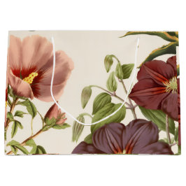Elegante große Blumen-Geschenktasche Geschenktüte