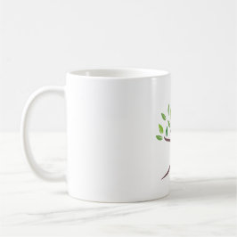 Elegante Grüne Bäume Minimalistische klassische Ta Kaffeetasse