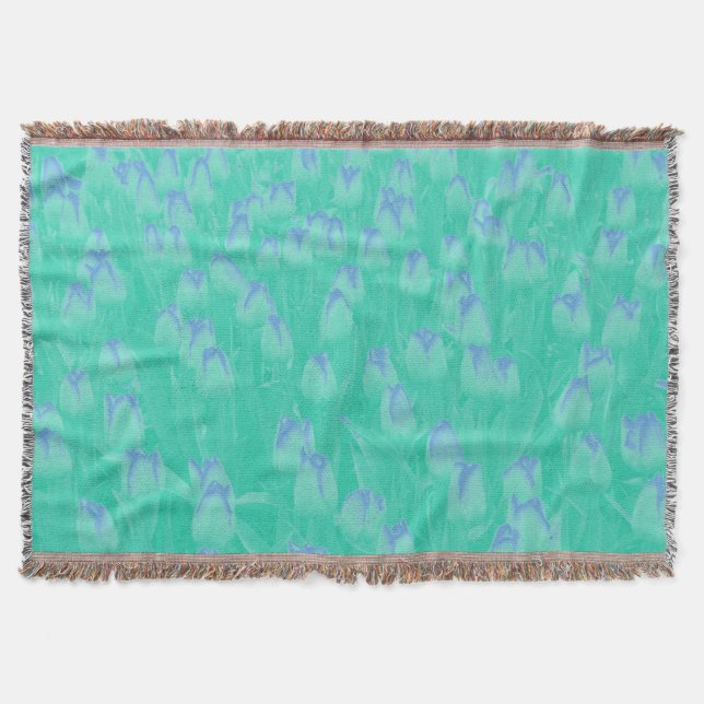 Elegante Grüne  Decke (Vorderseite)