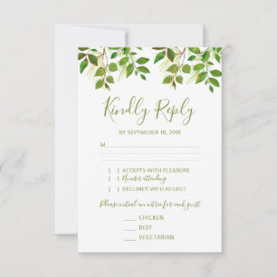 Elegante Grüne Hochzeit Antwort 3 Hauptgericht