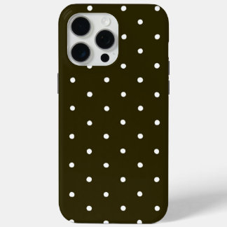 Elegante grüne Tupfen Case-Mate iPhone Hülle