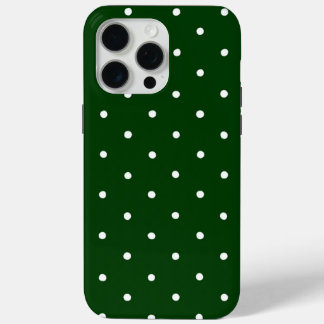 Elegante grüne Tupfen Case-Mate iPhone Hülle