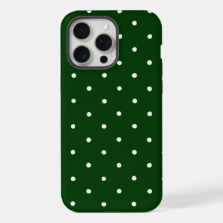 Elegante grüne Tupfen iPhone 15 Pro Max Hülle