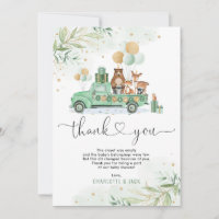 Elegante Grünpflanzen Gold Woodland Forest Baby Ti