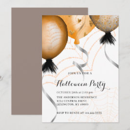 Elegante Halloween-Party Einladung