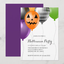 Elegante Halloween-Party Einladung