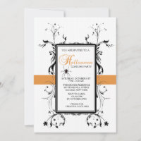 Elegante Halloween-Party-Einladung