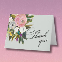 Elegante handgemalte Blumen Budget Ruhestand