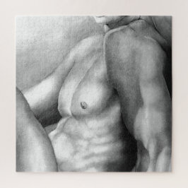 Elegante handgezeichnet Kunst Raffiniert Männliche