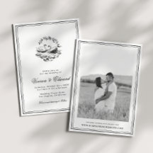 Elegante handgezeichnete Schwan Vintage-Botanik-Ho