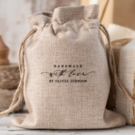 Elegante Handmade mit Personalisiertem Liebe-Scrip Gummistempel