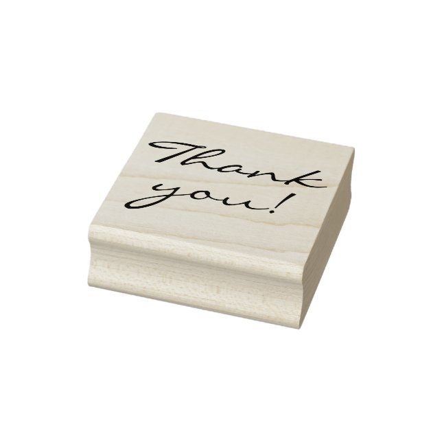 Elegante Handwriting Vielen Dank Gummistempel (Stempel)